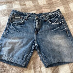 Baggy jean shorts